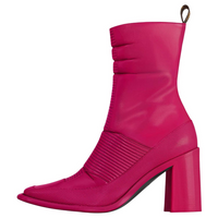 LOUIS VUITTON Berlin Ankle Boots 8cm Women's Red