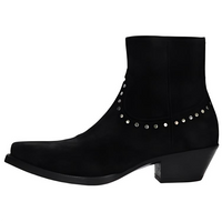 SAINT LAURENT Ankle Boots 4cm Men's Black
