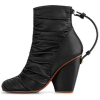 LOUIS VUITTON Olympia Ankle Boots 10cm Women's Black