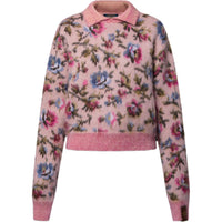 LOUIS VUITTON Winter Bloom Mohair Pullover