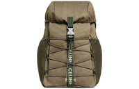 CELINE Nylon Fabric Backpack Medium Size Men's Khaki Green