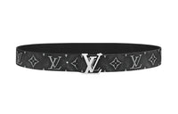 LOUIS VUITTON Fashion Individual Smooth Buckle Belt Men's Black
