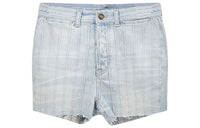 SAINT LAURENT Denim Shorts Women's Light Blue