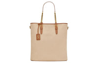 SAINT LAURENT Leather Tote Bag, Shopping Bag, Handbag Women's Desert Dust Tone Brick