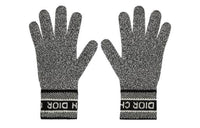 DIOR Knit Gloves Women's Gray
