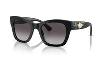 CHANEL Acetate Cat Eye Sunglasses Women's Black