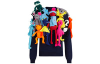 LOUIS VUITTON SS21 Loose Fit Knitwear Men's Navy Blue