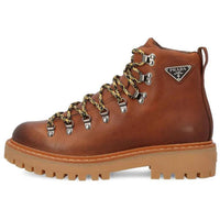 PRADA Short Outdoor Boots Men's Brown