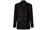 LOUIS VUITTON Business Suits Coats Women's Black