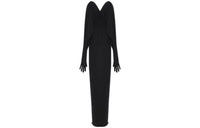 SAINT LAURENT Strapless Glove Dress