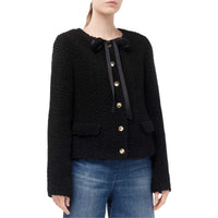 CHANEL Jackets Coats Women's Black