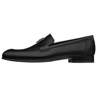 HERMES PARIS Casual Shoes Men Black/Silver