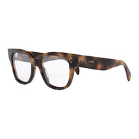 CELINE Acetate Square Eyeglass Frames Unisex Brown