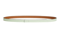 HERMES Leather Belts Women's Green/Brown