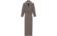 SAINT LAURENT Coats Women's Brown