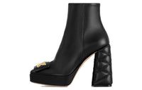 LOUIS VUITTON Shake Ankle Boots 9.5cm Women's Black