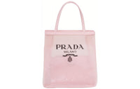 PRADA Leather Combo Bag Tote Bag Shopping Bag Handbag Small Size Women's Pink