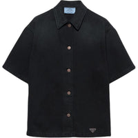 PRADA Denim Shirt Women's Black