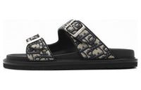 DIOR Aqua Slide Slippers Men's Black