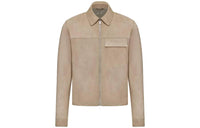 DIOR SS23 Leather Jacket Men's Beige