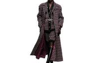 CHANEL Coats Women's Burgundy