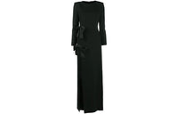 SAINT LAURENT Long Sleeved Dress Women's Black