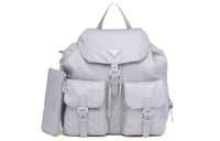 PRADA Re-Nylon Nylon Backpack Women's Cornflower Blue