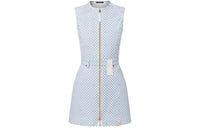 LOUIS VUITTON Damier Zip-Up Dress