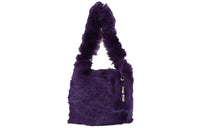 MIU MIU Shearling Bucket Bags Handbags Women's Iris Color