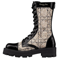 DIOR D-Unit Ankle Boots Women's Black