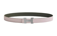 HERMES Constance Leather Belts Women's Purple
