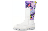 LOUIS VUITTON Laureate Mid-Calf Boots Men's White