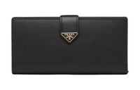PRADA Saffiano Leather Wallet Men's Black