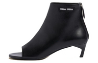 MIU MIU Ankle Boots 4.5cm Women's Black
