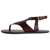 Loro Piana Trani One Strap Sandals Women's Dark Purple
