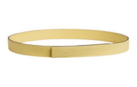 HERMES Multicolor Design Calfskin Leather Leather Belts Women's Yellow Width 2.4CM