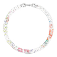 LOUIS VUITTON Ceramic Pink Lacquer Necklaces Men's Multicolor