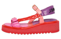 CHANEL Beach Sandals Women's Red