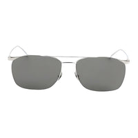SAINT LAURENT Metal Acetate Aviator Sunglasses Men's Silver