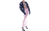 CHANEL FW22 Leather Long Skirts Women's Pink