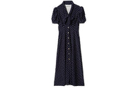 MIU MIU SS23 Short Sleeved Dress Women's Blue