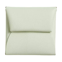 HERMES Bastia Evercolor Calfskin Wallet Regular Women's Mushroom/Green