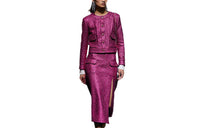 CHANEL SS23 Skirt Women's Dark Pink