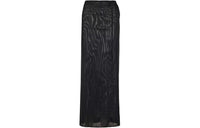SAINT LAURENT SS24 Casual Long Skirt Women's Black