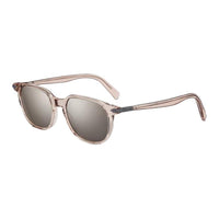 DIOR Organic Acetate Fiber Irregular Shape Sunglasses Men's Beige