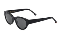 Loro Piana Acetate Oval Sunglasses Women's Black