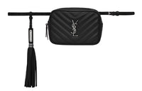 SAINT LAURENT Calfskin Fanny Pack Women's Black