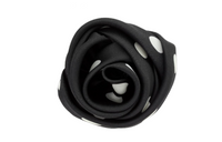 SAINT LAURENT Logo Engraved Rose Brooch