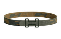 HERMES Casual Minimalist Style Classic Smooth Buckle - Men's Width: 3.2cm