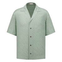 DIOR All Over Logo Patterned Short Sleeved Shirt